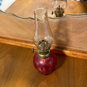 Antique Mini Oil Lamp